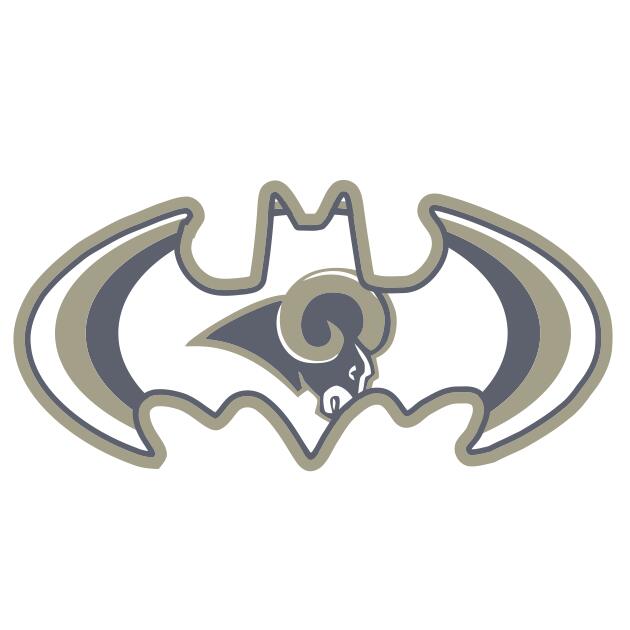 St. Louis Rams Batman Logo fabric transfer